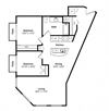 Santiago Floor Plan at Tera Apartments Kirkland, WA Santiago Floor Plan at Tera Apartments Kirkland, WA